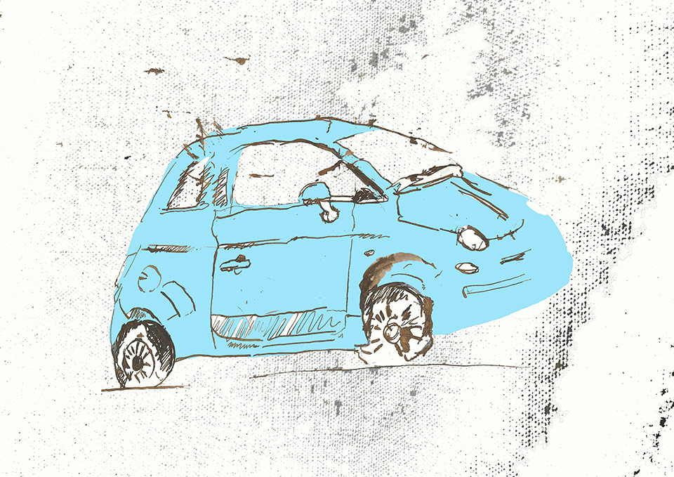Car Editorial Illustration